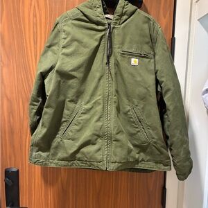 Carhartt Green Hooded Jacket